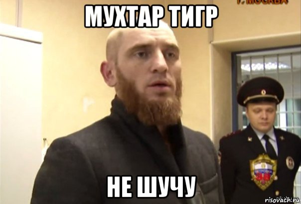 мухтар тигр не шучу, Мем Шучу