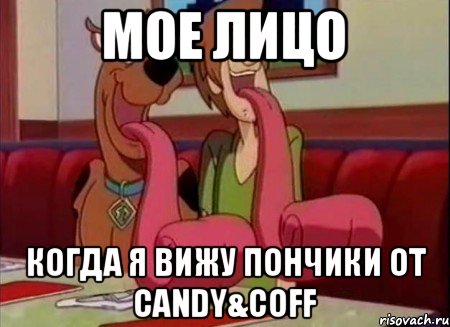 Мое лицо когда я вижу пончики от Сandy&Coff