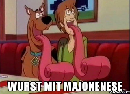  Wurst mit majonenese, Мем Скуби ду