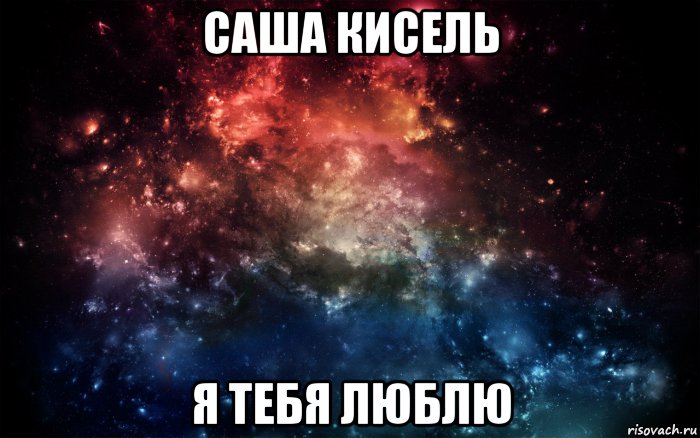 саша кисель я тебя люблю