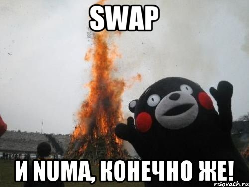 SWAP и NUMA, КОНЕЧНО ЖЕ!