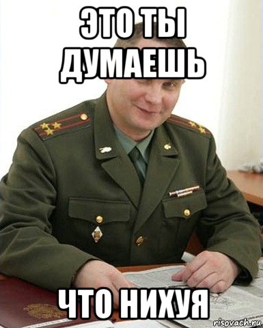 Это ты думаешь что нихуя, Мем Военком (полковник)