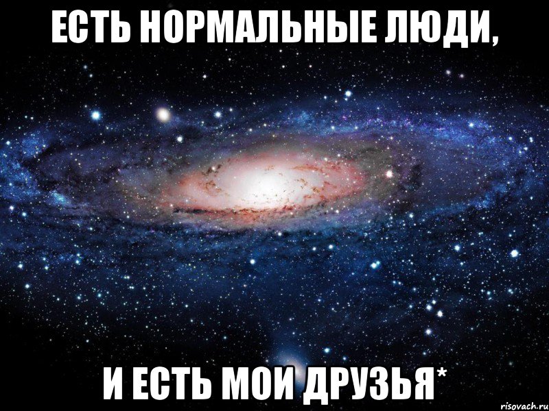 есть нормальные люди, и есть мои друзья*, Мем Вселенная