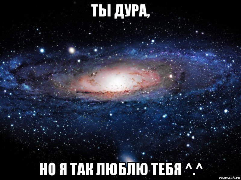 ты дура, но я так люблю тебя ^.^, Мем Вселенная