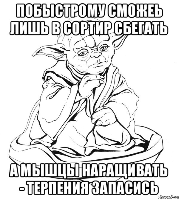 побыстрому сможеь лишь в сортир сбегать а мышцы наращивать - терпения запасись