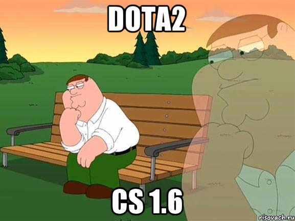 DOTA2 CS 1.6, Мем Задумчивый Гриффин