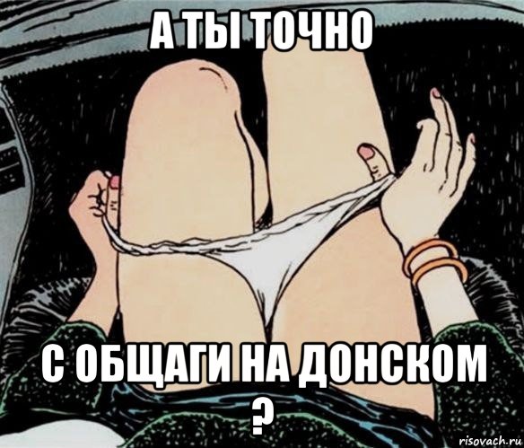 а ты точно с общаги на донском ?, Мем А ты точно