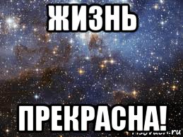 жизнь прекрасна!