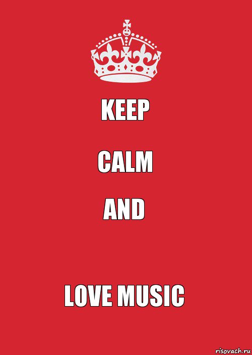 keep calm and love music, Комикс Keep Calm 3