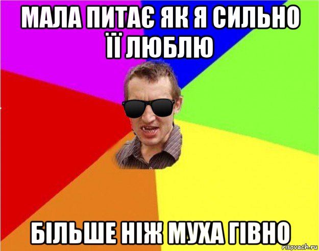 мала питає як я сильно її люблю більше ніж муха гівно, Мем Чьоткий двiж