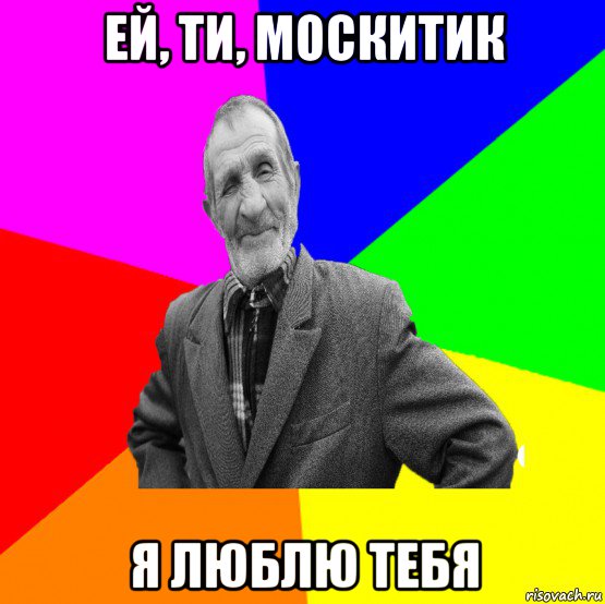 ей, ти, москитик я люблю тебя, Мем ДЕД