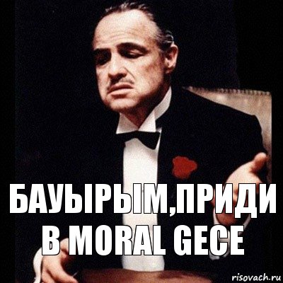 Бауырым,приди в Moral Gece, Комикс Дон Вито Корлеоне 1