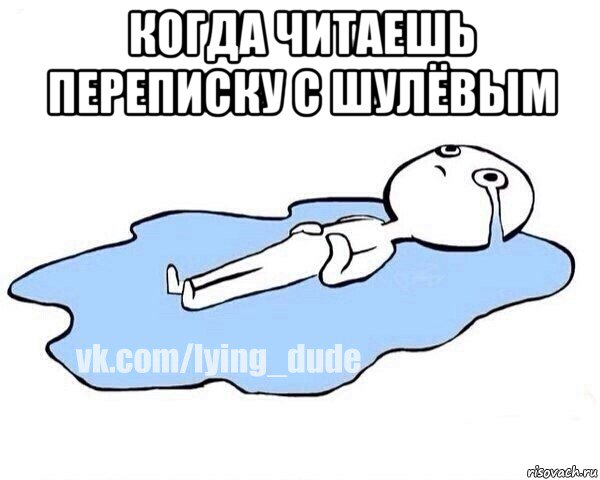 когда читаешь переписку с шулёвым , Мем Этот момент когда
