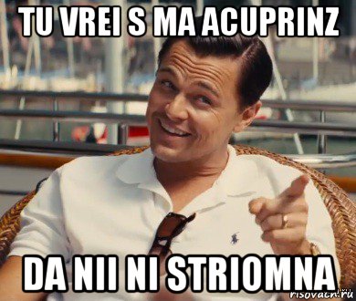 tu vrei s ma acuprinz da nii ni striomna, Мем Хитрый Гэтсби