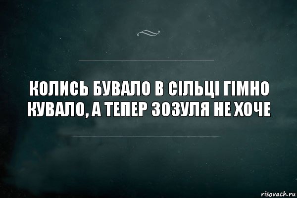 Колись бувало в Сільці гімно кувало, а тепер зозуля не хоче, Комикс Игра Слов