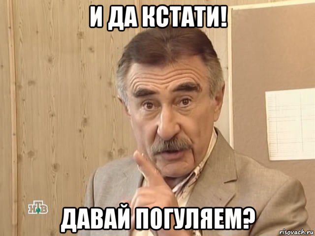 и да кстати! давай погуляем?, Мем Каневский (Но это уже совсем другая история)