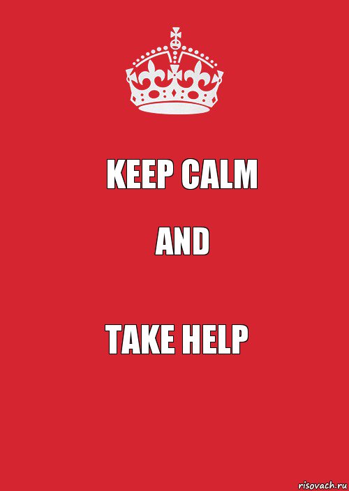 keep calm and Take help, Комикс Keep Calm 3