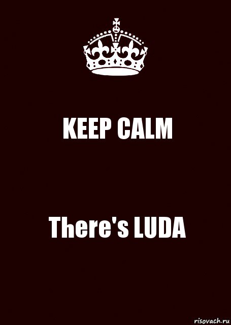 KEEP CALM There's LUDA, Комикс keep calm