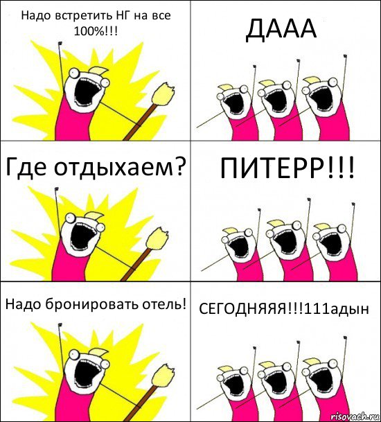 Надо встретить НГ на все 100%!!! ДААА Где отдыхаем? ПИТЕРР!!! Надо бронировать отель! СЕГОДНЯЯЯ!!!111адын