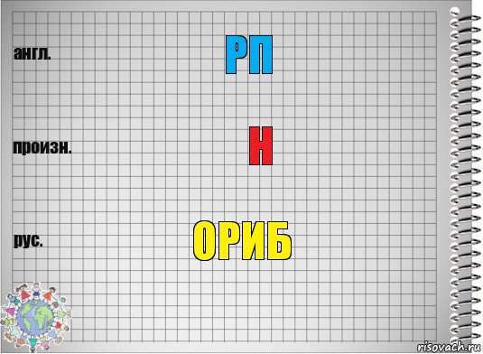 рп н ориб, Комикс  Перевод с английского