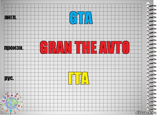 GTA Gran The Avto ГТА