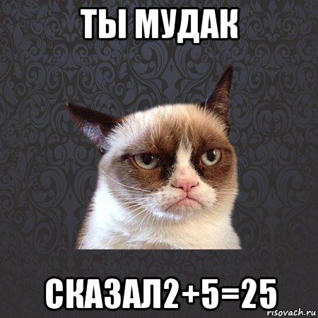 ты мудак сказал2+5=25, Мем типичный бальзак