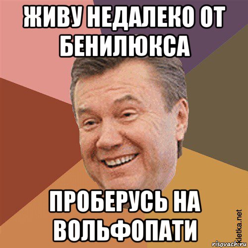 живу недалеко от бенилюкса проберусь на вольфопати, Мем Типовий Яник