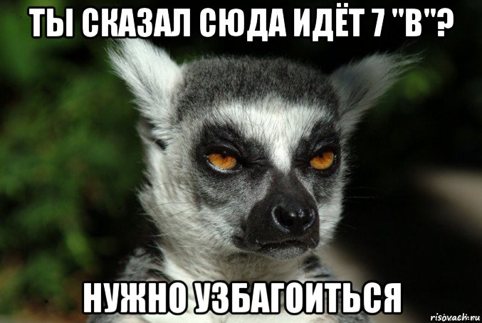 ты сказал сюда идёт 7 "в"? нужно узбагоиться, Мем   Я збагоен