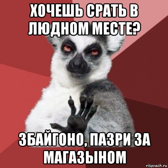 хочешь срать в людном месте? збайгоно, пазри за магазыном, Мем Узбагойзя