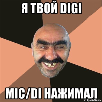 я твой digi mic/di нажимал, Мем Я твой дом труба шатал