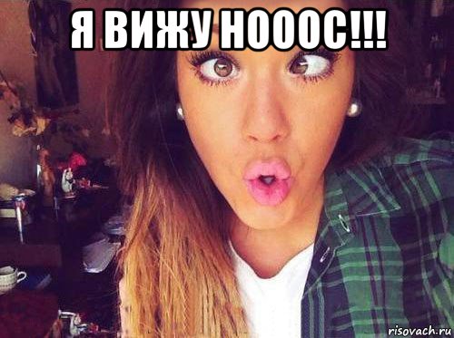 я вижу нооос!!! , Мем женская логика