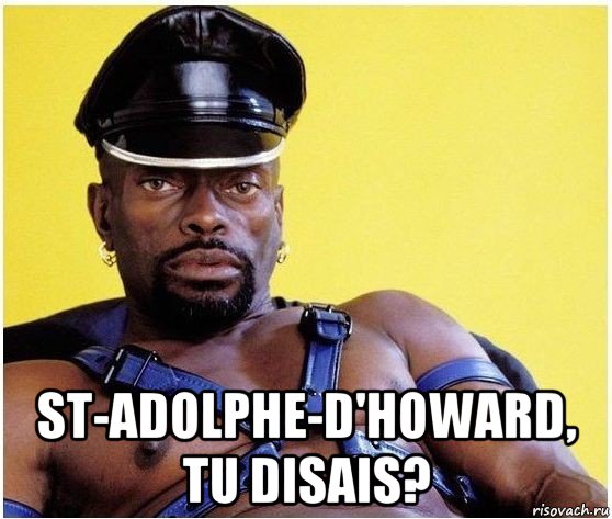  st-adolphe-d'howard, tu disais?, Мем Черный властелин