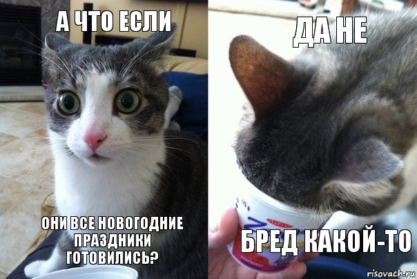 А что если они все новогодние праздники готовились? да не бред какой-то, Комикс  Да не бред какой-то (4 зоны)