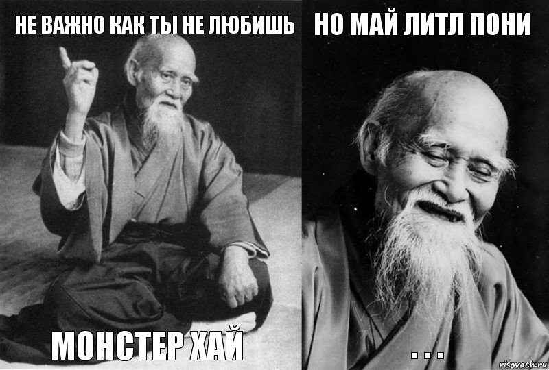 НЕ ВАЖНО КАК ТЫ НЕ ЛЮБИШЬ МОНСТЕР ХАЙ НО МАЙ ЛИТЛ ПОНИ . . ., Комикс Мудрец-монах (4 зоны)