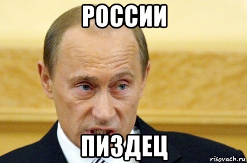 россии пиздец, Мем путин