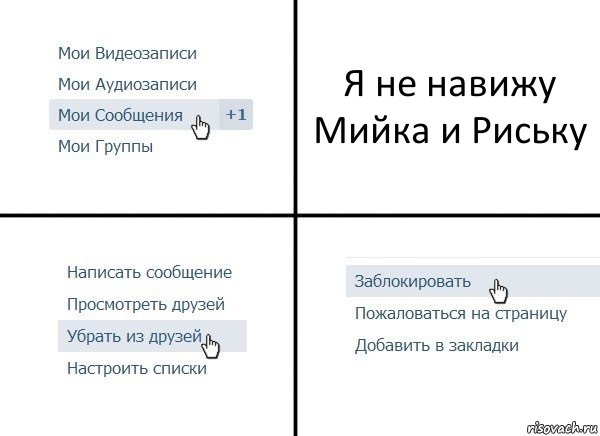 Я не навижу Мийка и Риську