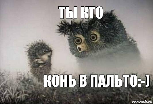 Ты кто Конь в пальто:-), Комикс Я те говорю