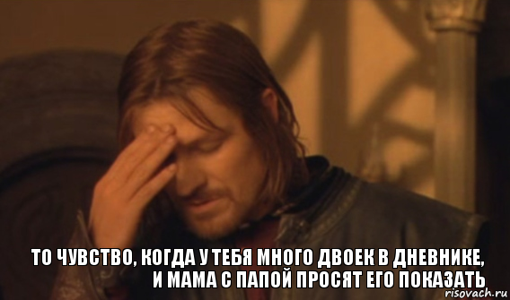 То чувство, когда у тебя много двоек в дневнике, и мама с папой просят его показать, Мем Закрывает лицо