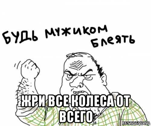  жри все колеса от всего, Мем блять