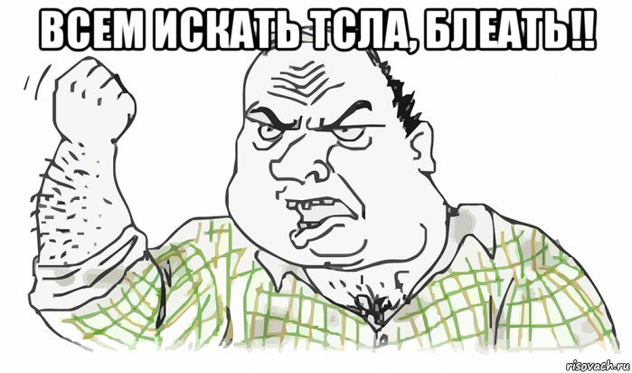 всем искать тсла, блеать!! , Мем Будь мужиком