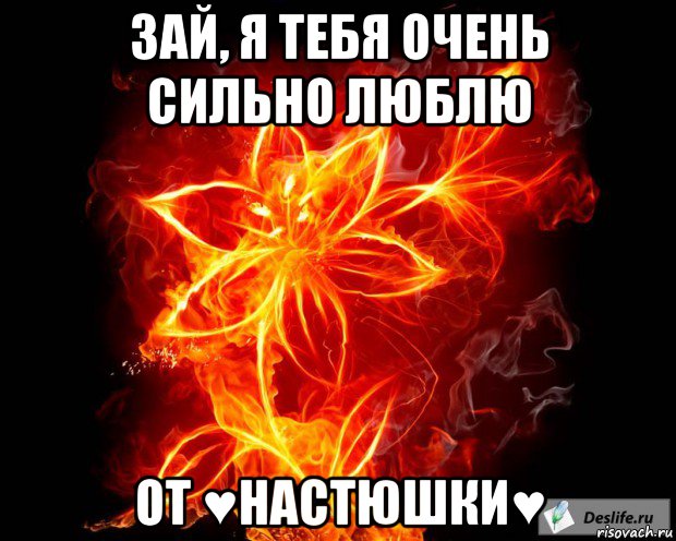 зай, я тебя очень сильно люблю от ♥настюшки♥, Мем Для любимой Насти