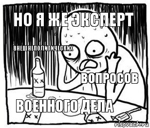 но я же эксперт внешнеполитических вопросов военного дела, Комикс Я же