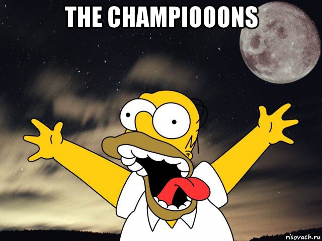 the champiooons , Мем  Гомер ночью