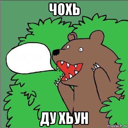 чохь ду хьун, Мем Медведь-шлюха