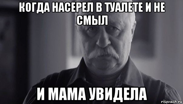 когда насерел в туалете и не смыл и мама увидела, Мем Не огорчай Леонида Аркадьевича