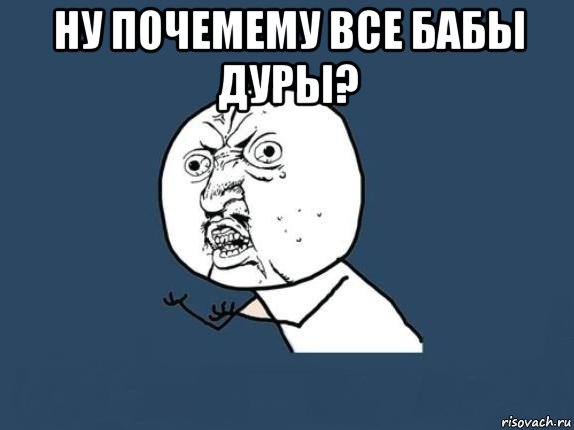 ну почемему все бабы дуры? , Мем  почему мем