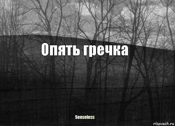 Опять гречка, Комикс   senseless1