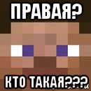 правая? кто такая???, Мем стив