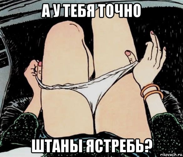 а у тебя точно штаны ястребь?, Мем А ты точно