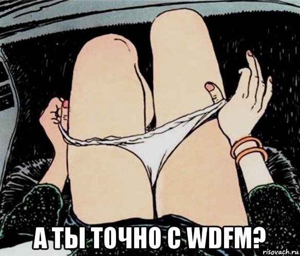  а ты точно с wdfm?, Мем А ты точно